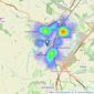 Reeds Rains - Kenilworth listings heatmap