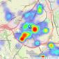 Reeds Rains - Morley listings heatmap