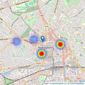 Reeds Rains - Nottingham listings heatmap