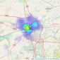 Reeds Rains - Preston listings heatmap