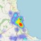 Reeds Rains - Scarborough listings heatmap