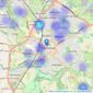 Reeds Rains - Wrexham listings heatmap