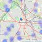 Rees Page Estate Agents & Solicitors - Wolverhampton listings heatmap