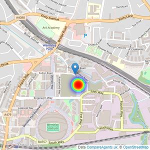 Regal London Properties listings heatmap