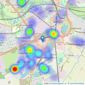 Regal Park - Peterborough listings heatmap