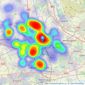 Regan & Hallworth - Wigan listings heatmap