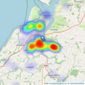 Regency Estate Agents - Bideford listings heatmap