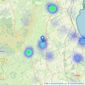 RE/MAX - Northumberland listings heatmap