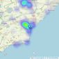 Remax Professionals - Kirkcaldy listings heatmap