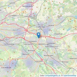 RE/MAX Property Marketing Centre - Bellshill listings heatmap