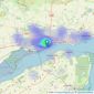 Remax Real Estate Centre Dundee - Dundee listings heatmap