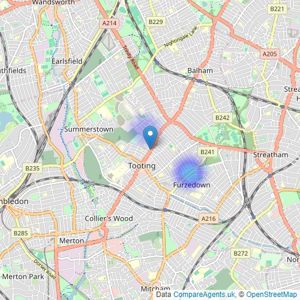 Residenza Properties Ltd - London listings heatmap