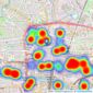 Rettie & Co - Glasgow City listings heatmap