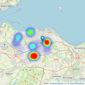 Rettie & Co - New Homes listings heatmap