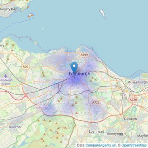 Revere - Edinburgh listings heatmap