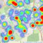 ReylandJohnson Estate Agents - Harlow listings heatmap