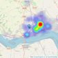 Rezee - Hull listings heatmap