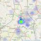 RF&O Properties Ltd - Alfreton listings heatmap