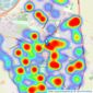 Richard James Estate Agents - Rushden listings heatmap