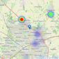 Richard James - Land & New Homes listings heatmap