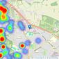 Richard James - North Swindon listings heatmap