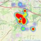 Richard James - Wroughton listings heatmap