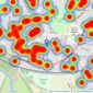 Richard Kendall - Horbury listings heatmap