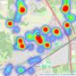 Richard State Independent Estate Agents - New Haw listings heatmap