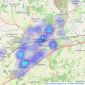 Right Choice Estate Agents - Covering Basingstoke listings heatmap