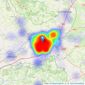 Robert Cooney - Taunton listings heatmap