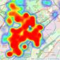 Robert Ellis - Beeston listings heatmap