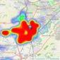 Robert Ellis - Long Eaton listings heatmap