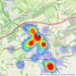 Robert Leech Estate Agents Ltd - Oxted listings heatmap