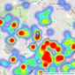 Robert Watts - Bradford listings heatmap