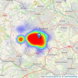 Robert Watts - Wibsey listings heatmap