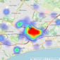 Roberts - Bournemouth listings heatmap