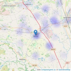 Robin Jessop - Bedale listings heatmap