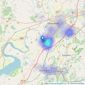 Robinson David - Gloucestershire listings heatmap