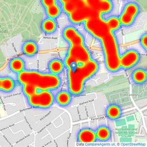 Robinson Jackson - Belvedere listings heatmap