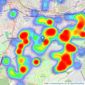 Robinson Jackson - Plumstead listings heatmap