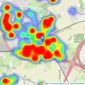 Robinson Jackson - Swanley Resale listings heatmap