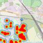 Robinson Jackson - Swanscombe listings heatmap