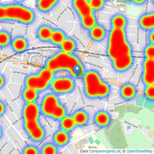 Robinson Jackson - Welling listings heatmap