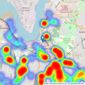 Robinson Michael & Jackson - Chatham listings heatmap