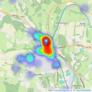 Robinson Sherston - Henley on Thames listings heatmap