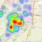 Robinsons Tees Valley - Ingleby Barwick listings heatmap