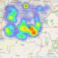 Robinsons Tees Valley - Middlesbrough listings heatmap