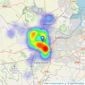 Robinsons Tees Valley - Stockton-on-Tees listings heatmap