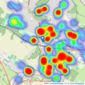 Robsons - Amersham listings heatmap