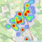 Rodgers Estate Agents - Chalfont St. Peter listings heatmap